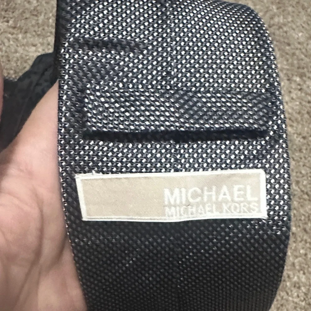 MK Textured Dark Gray Tie